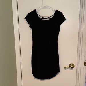 No Boundaries Black T Shirt Dress